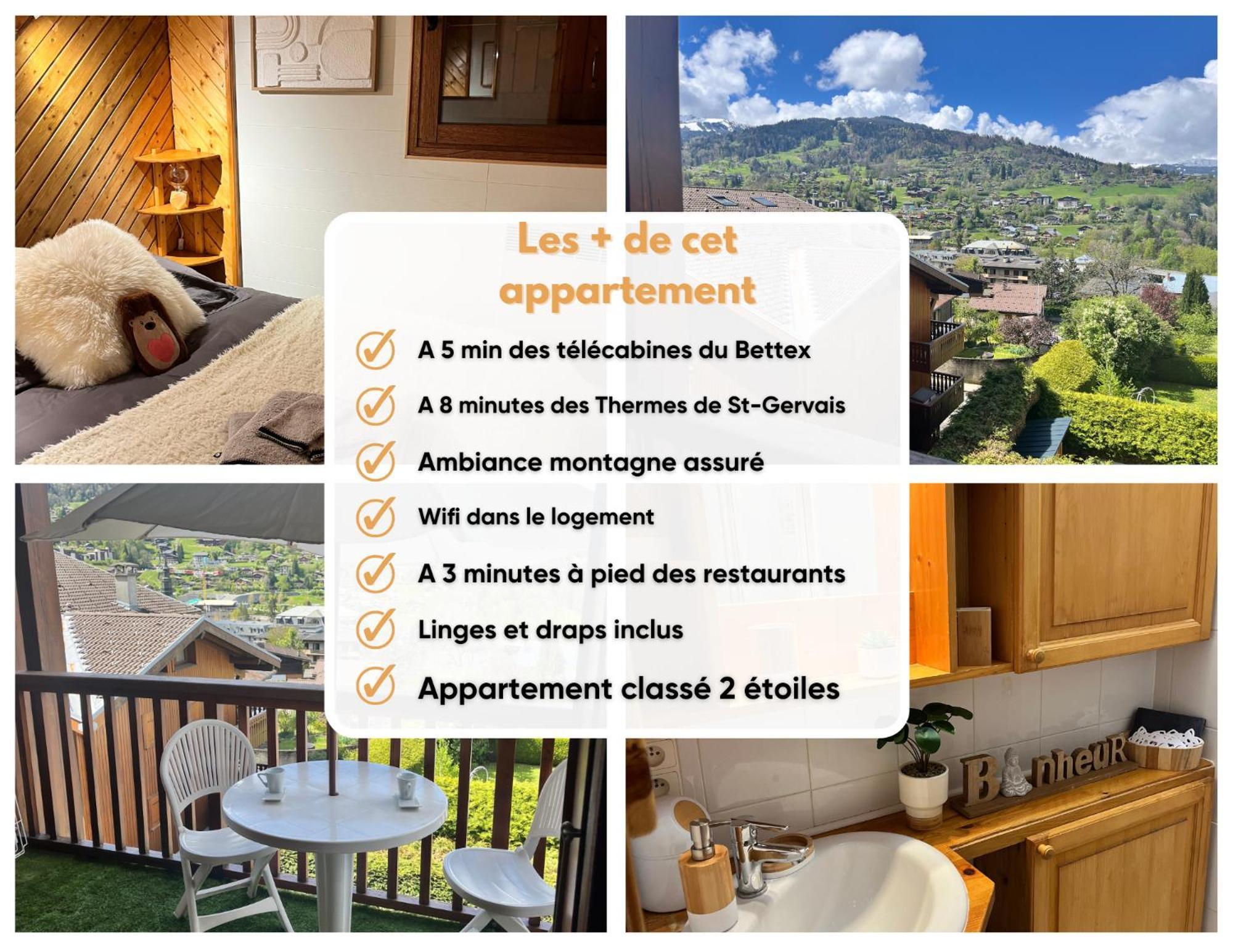 Ski Ou Thermes? Un Appt Cabine Avec Vue Magnifique แซ็งต์-แฌร์เวส์-เลส์-แบ็งส์ ภายนอก รูปภาพ
